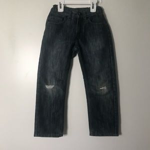 STEVE’S BOYS JEANS DARK BLUE DISTRESSED SIZE 6